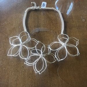 Gold Flower Choker Necklace